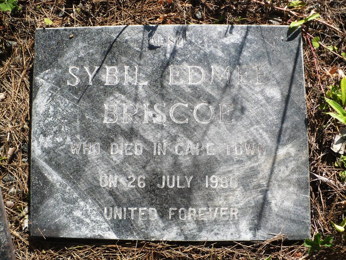 BISCOE Sybil Edmee -1990