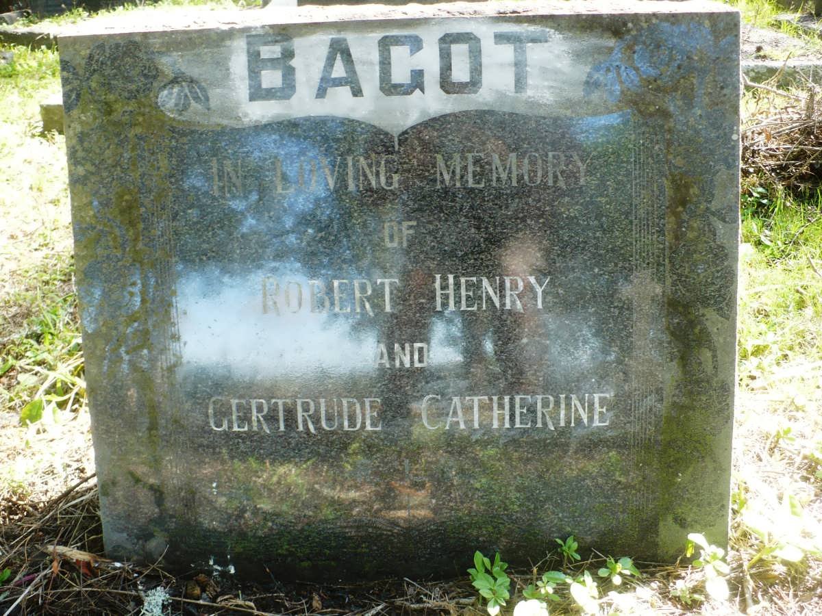 BAGOT Robert Henry &amp; Gertrude Catherine