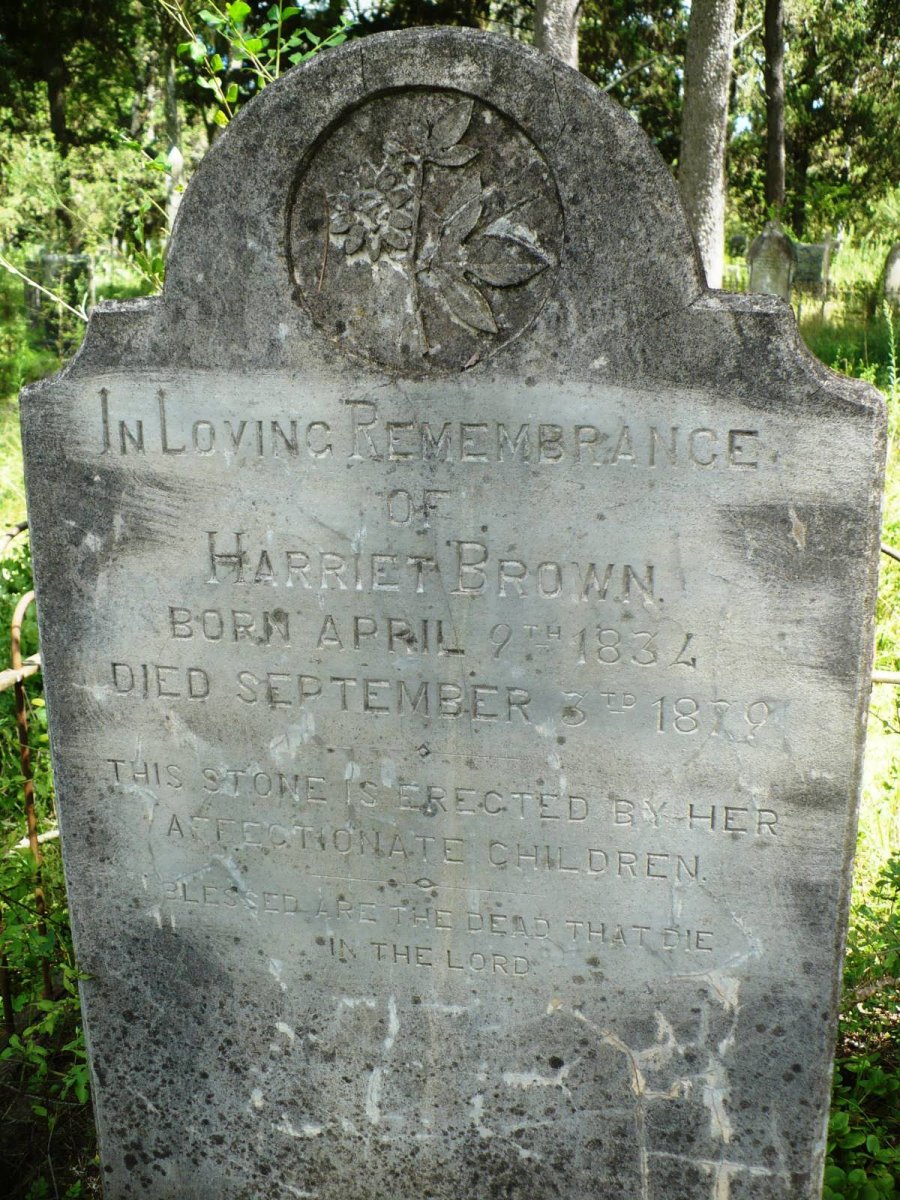 BROWN Harriet -1834-1879
