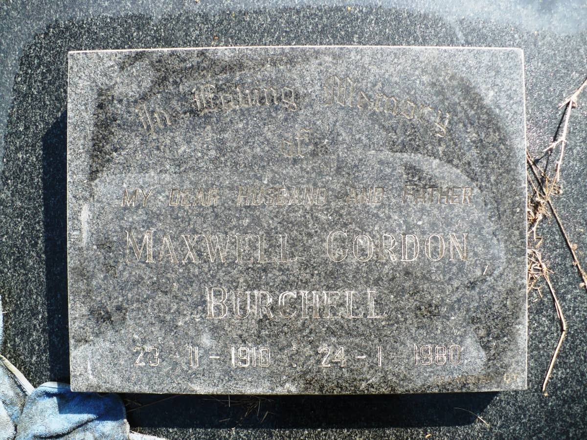 BURCHELL Maxwell Gordon 1910-1980