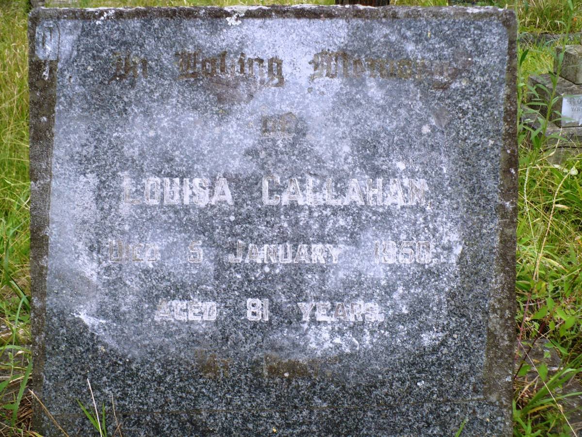 CALLAHAN Louisa -1950