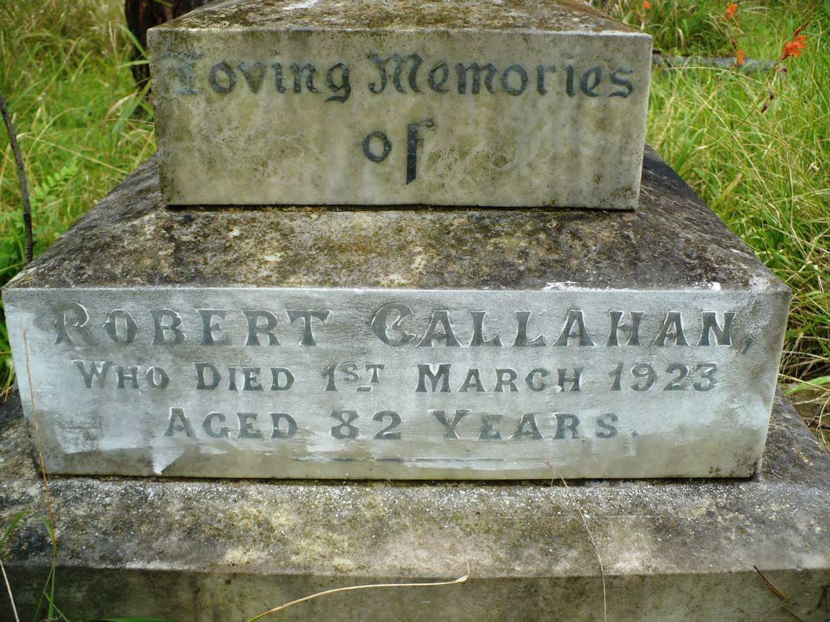 CALLAHAN Robert -1923