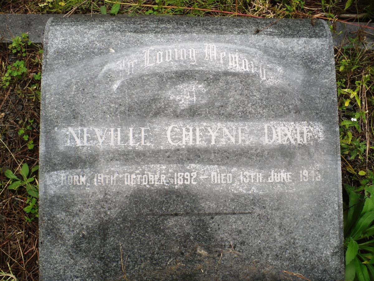 DIXIE Neville Cheyne 1892-1945