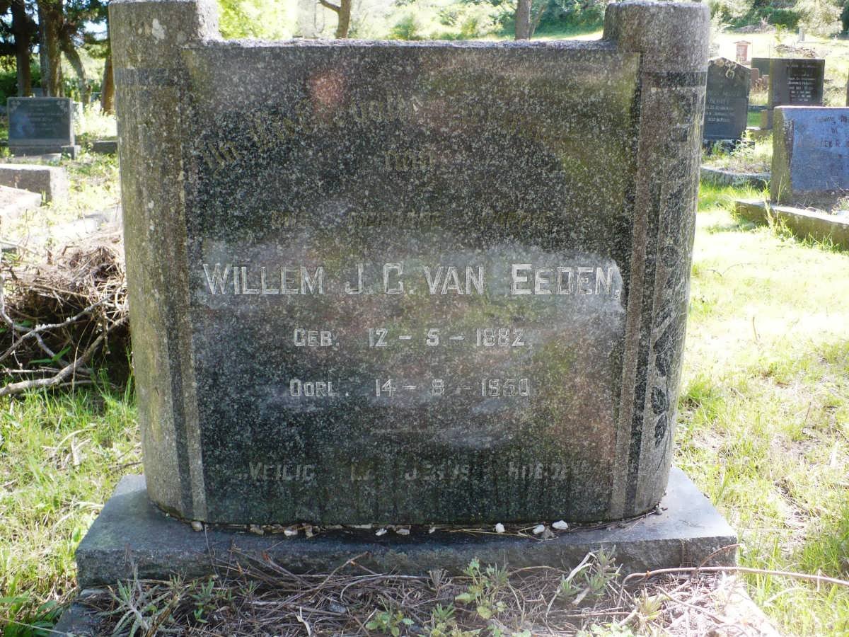 EEDEN Willem J.C., van 1882-1950