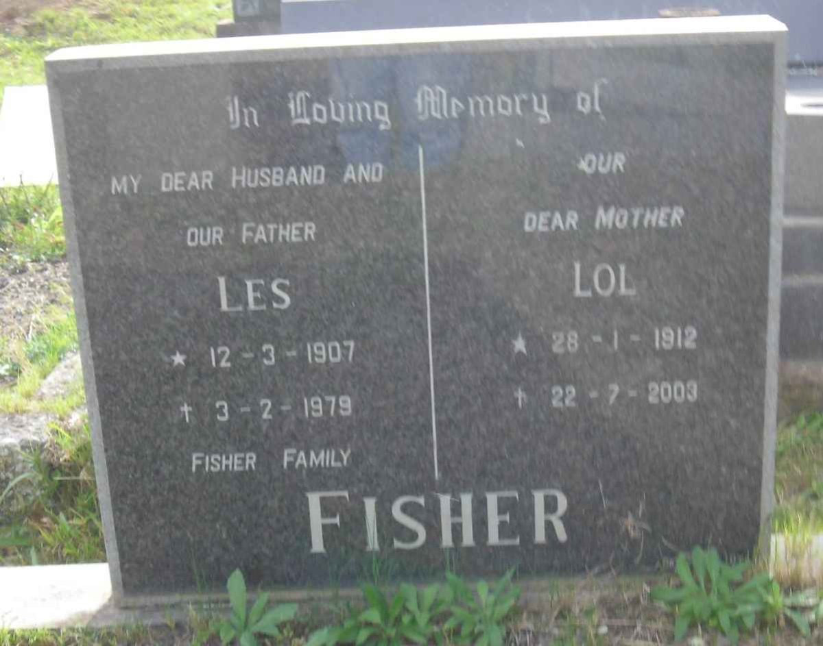 FISHER Les 1907-1979 &amp; Lol 1912-2003