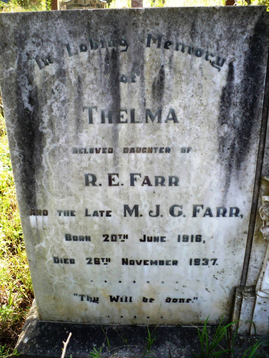 FARR Thelma 1916-1937