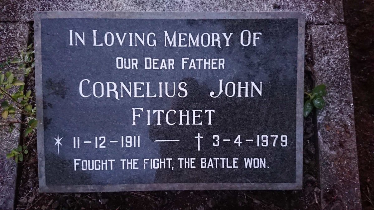FITCHET Cornelius John 1911-1979