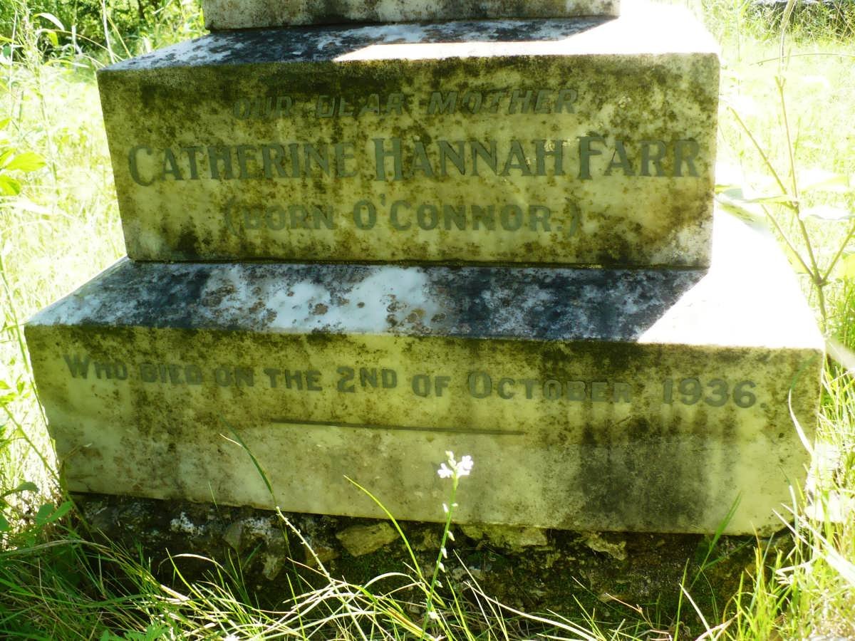 FARR Catharine Hannah nee O'CONNOR -1936