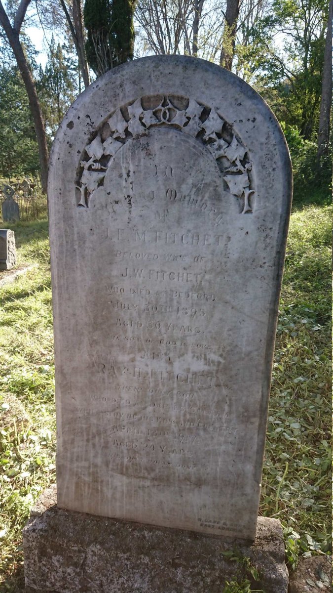 FITCHET J.E.M. -1895 :: FITCHET Ray H. -1917