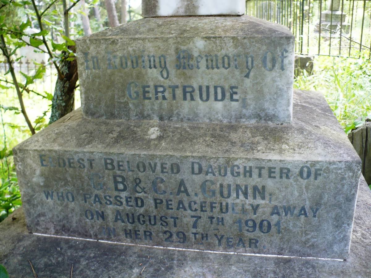 GUNN Gertrude -1901