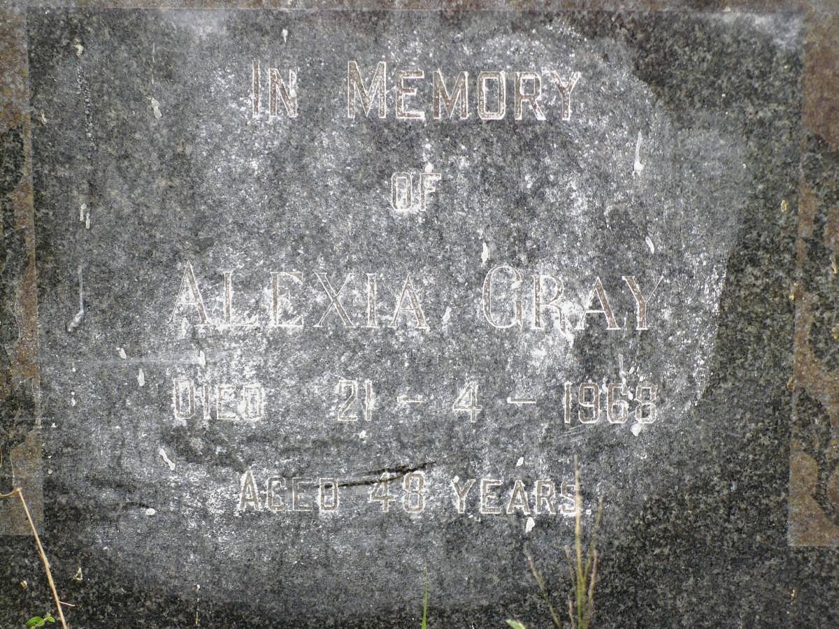 GRAY Alexia -1968