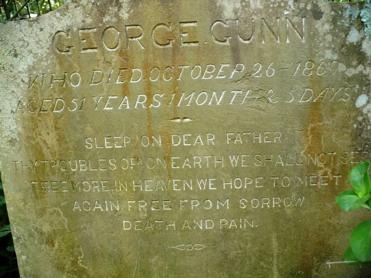 GUNN George -1869