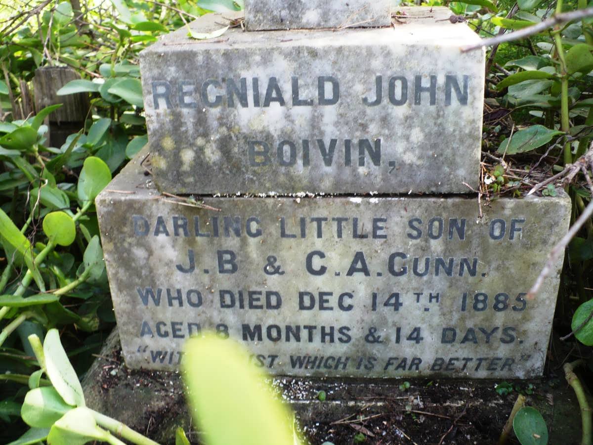GUNN Reginald John Boivin -1885