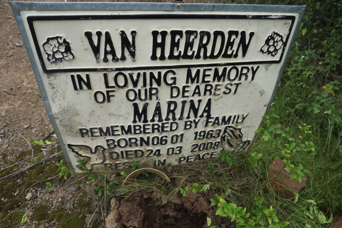 HEERDEN Marina, van 1963-2008
