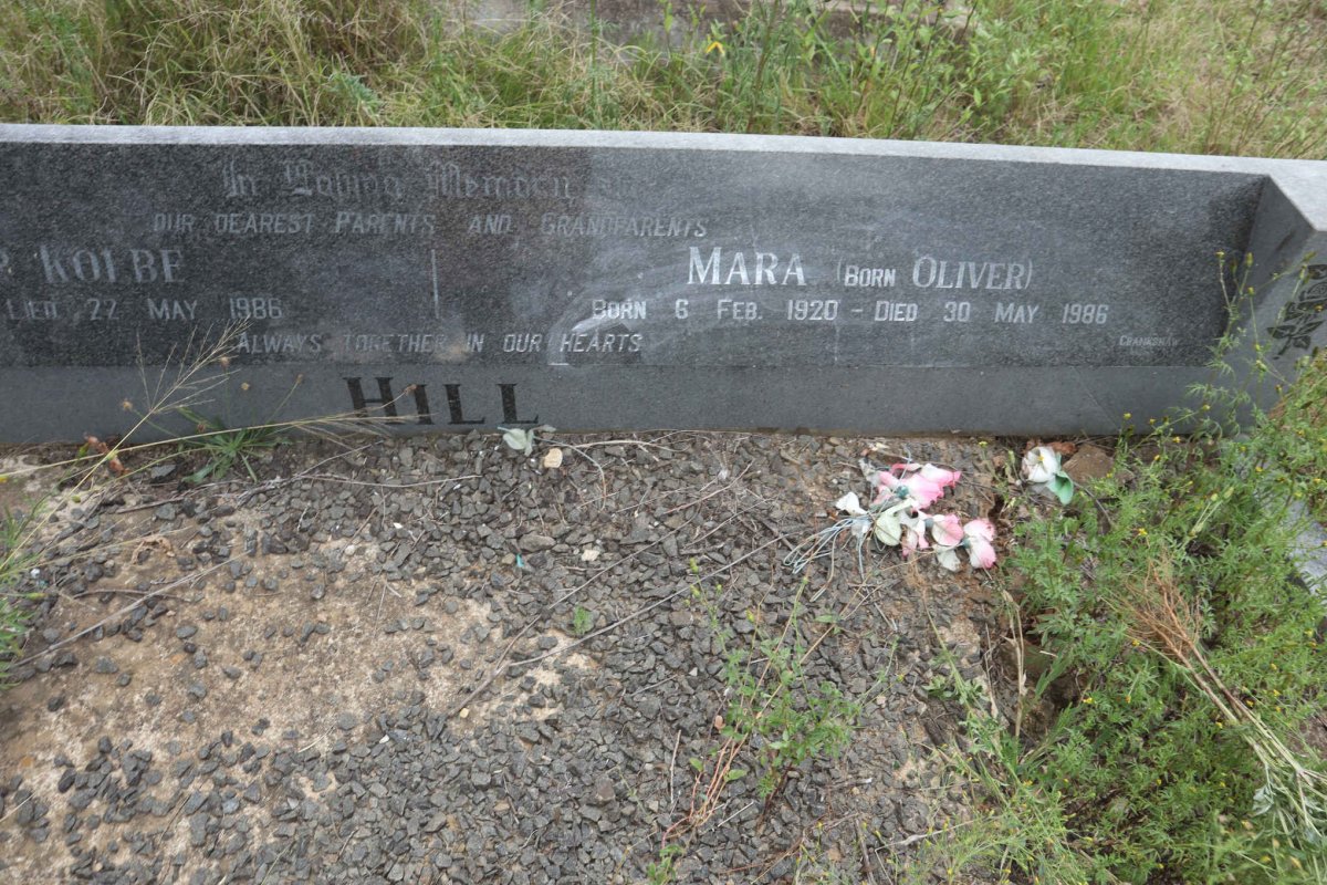 HILL Mortimer Kolbe 1903-1986 &amp; Mara OLIVER 1920-1986