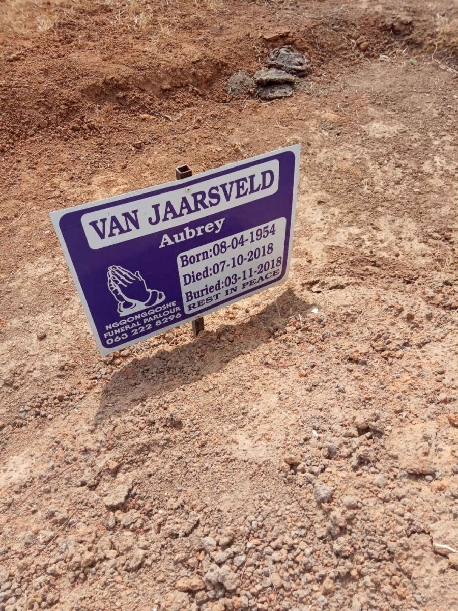 JAARSVELD Aubrey, van 1954-2018