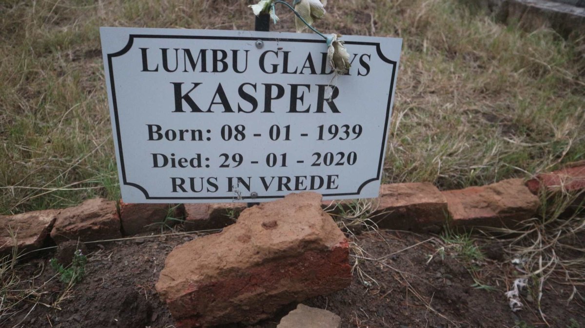 KASPER Lumbu Gladys 1939-2020