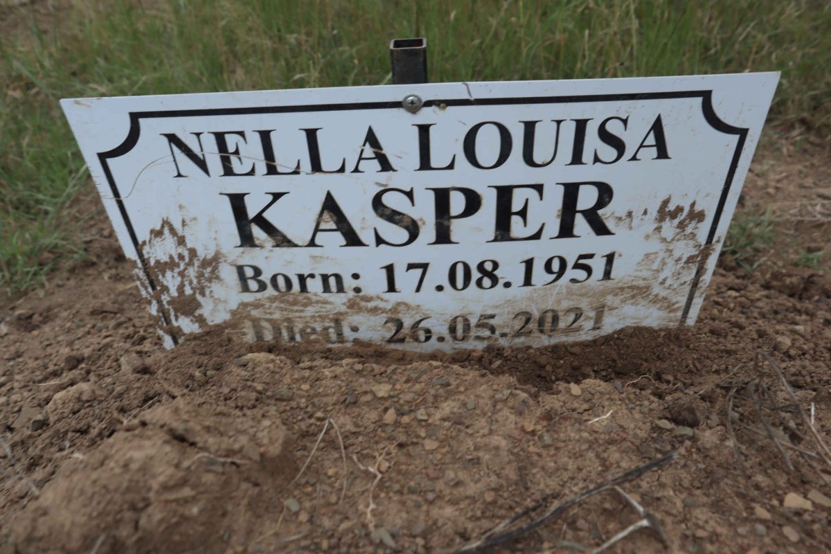 KASPER Nella Louisa 1951-2021