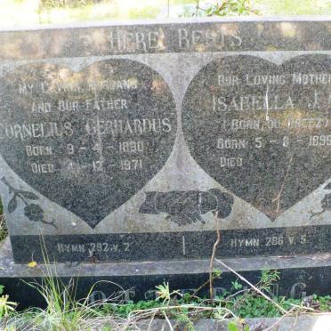 LOTTERING Cornelius Gerhardus 1890-1971 &amp; Isabella J.M. DU PREEZ 1899-