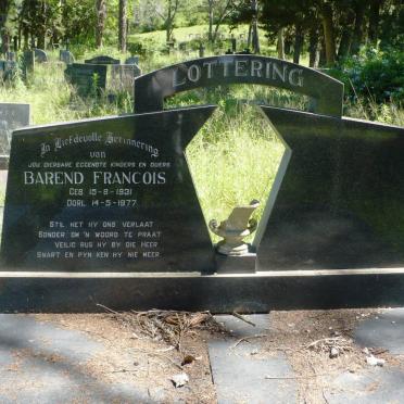 LOTTERING Barend Francois 1931-1977