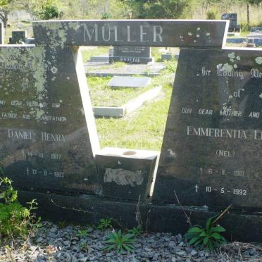 MULLER Daniel Henry 1907-1982 &amp; Emmerentia Lea NEL 1910-1992