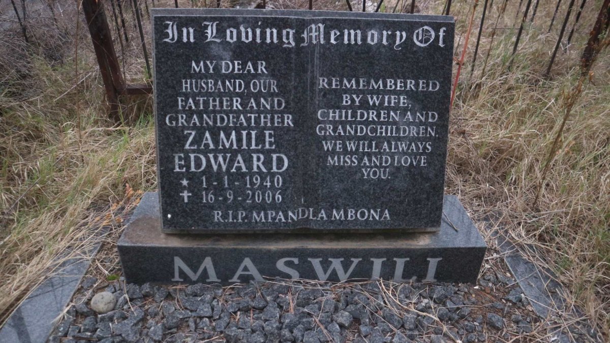 MASWILI Zamile Edward 1940-2006
