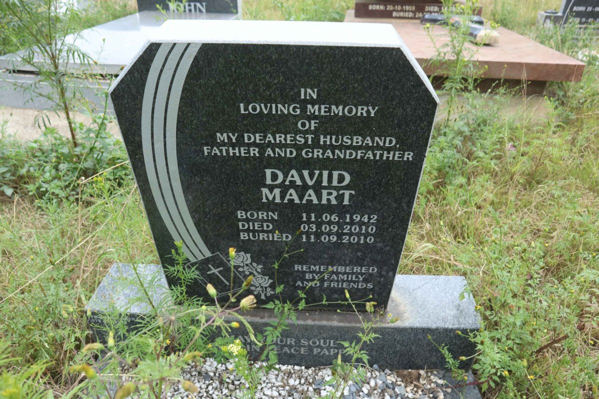 MAART David 1942-2010