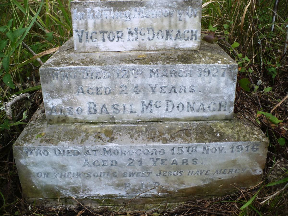 McDONAGH Victor -1927 :: McDONAGH Basil -1916