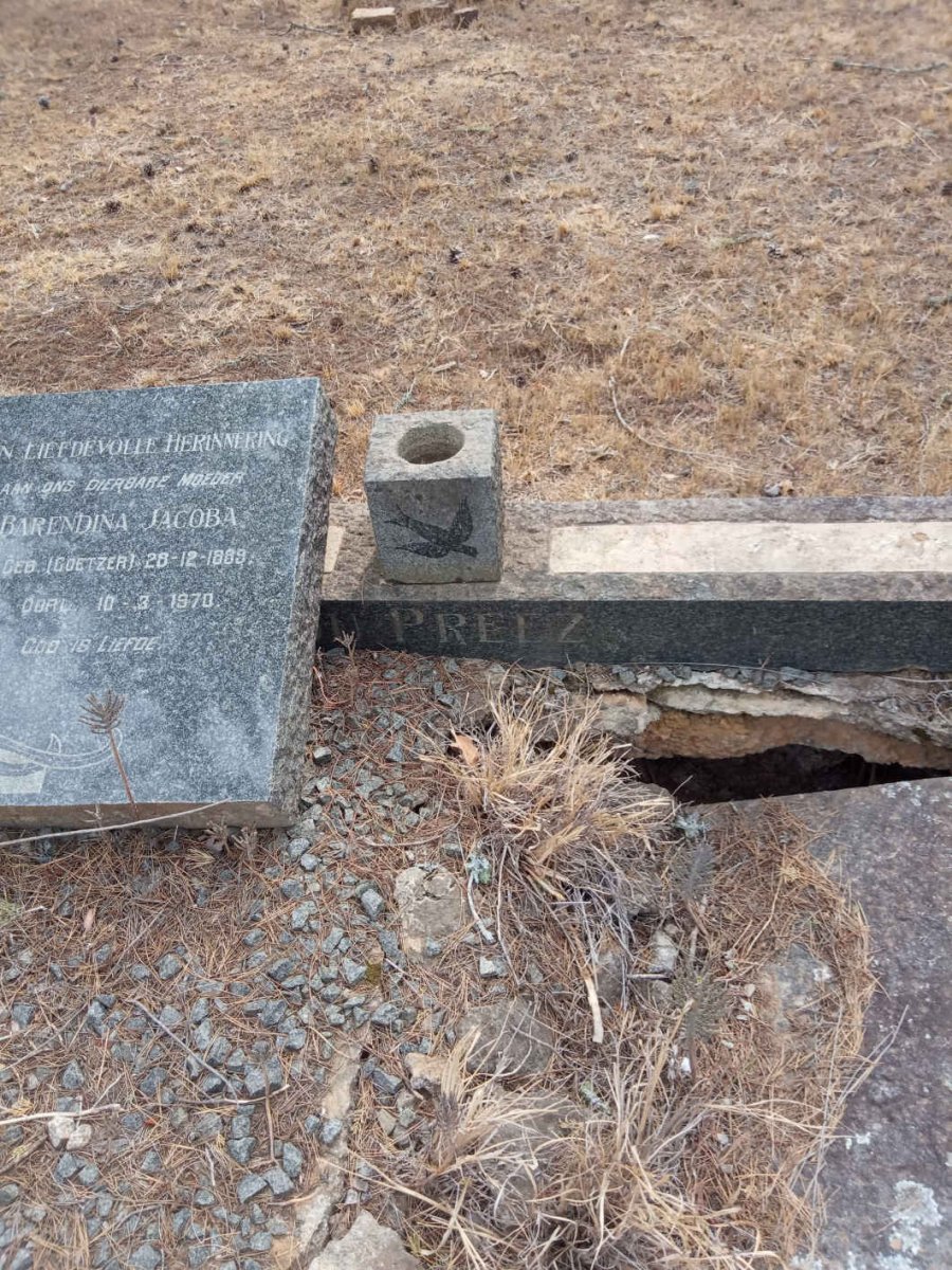 PREEZ Barendina Jacoba, du nee COETZER 1889-1970