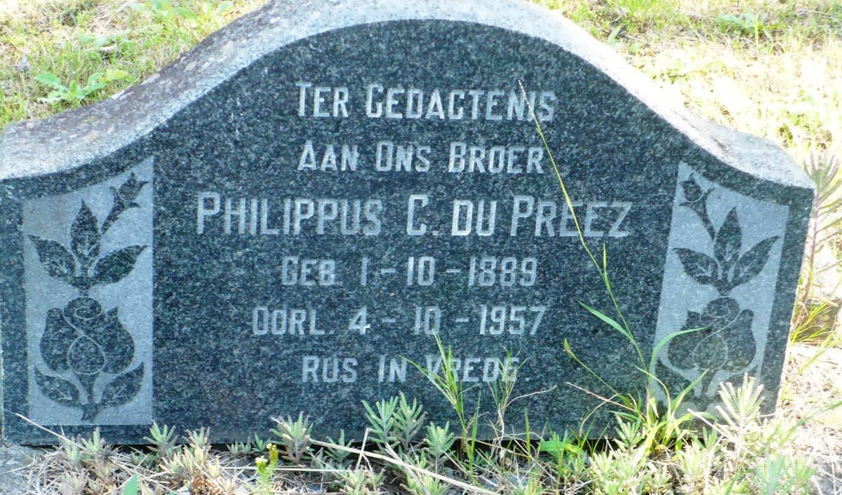 PREEZ Philippus C., du 1889-1957