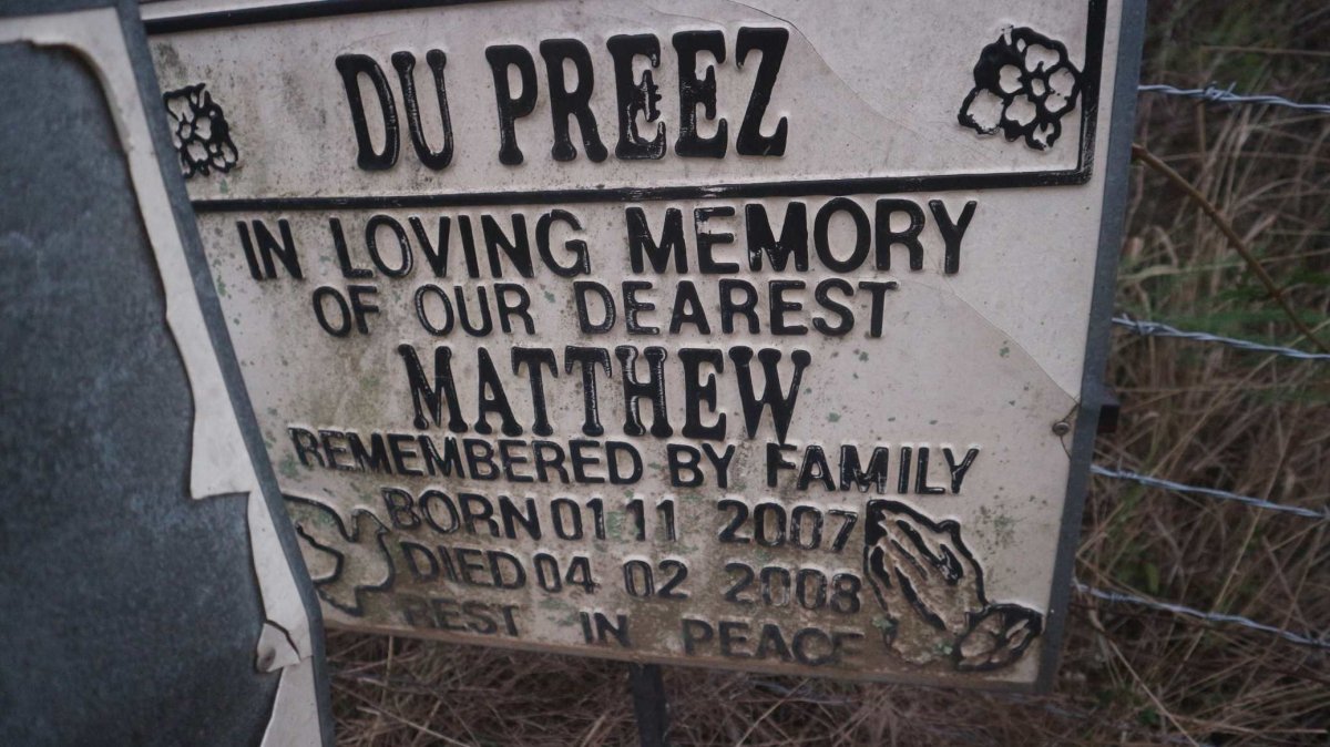 PREEZ Matthew, du 2007-2008