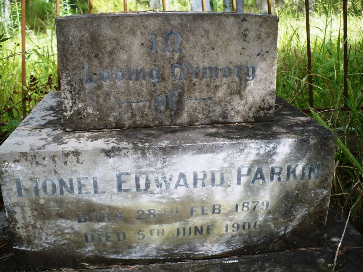 PARKIN Lionel Edward 1879-1906