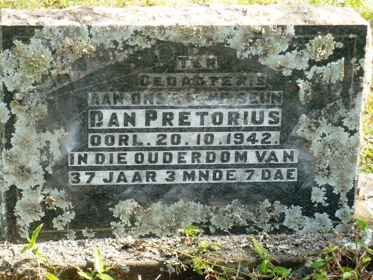 PRETORIUS Dan -1942