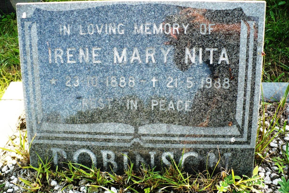 ROBINSON Irene Mary Nita 1888-1988