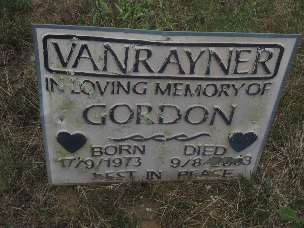 RAYNER Gordon, van 1973-2003