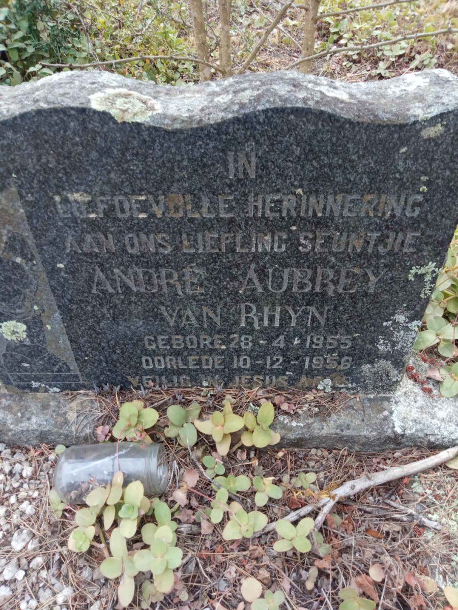 RHYN Andre Aubrey, van 1955-1956
