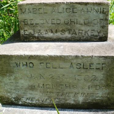 STARKEY Mabel Alice Annie -1892