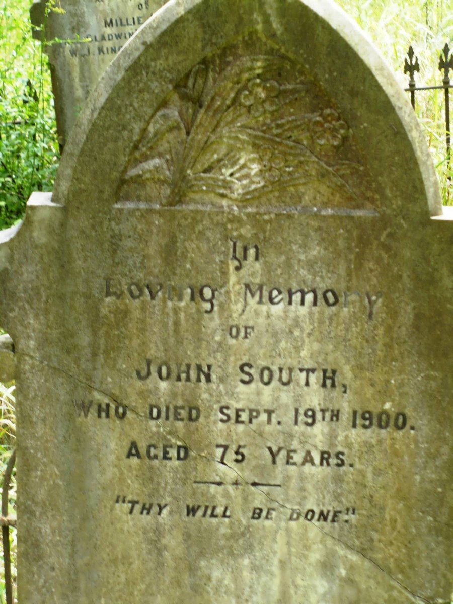 SOUTH John -1900