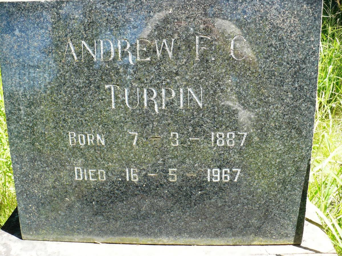 TURPIN Andrew F.C. 1887-1967
