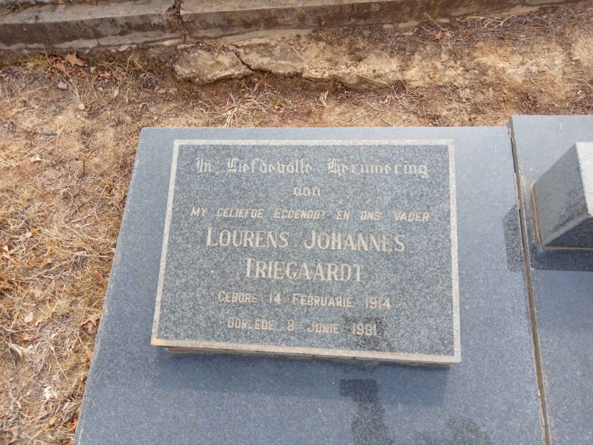 TRIEGAARDT Lourens Johannes 1914-1981