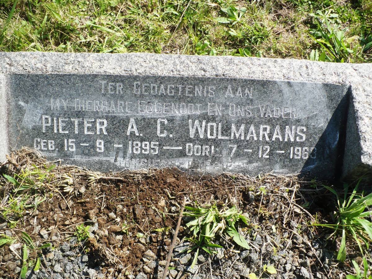 WOLMARANS Pieter A.C. 1895-1963