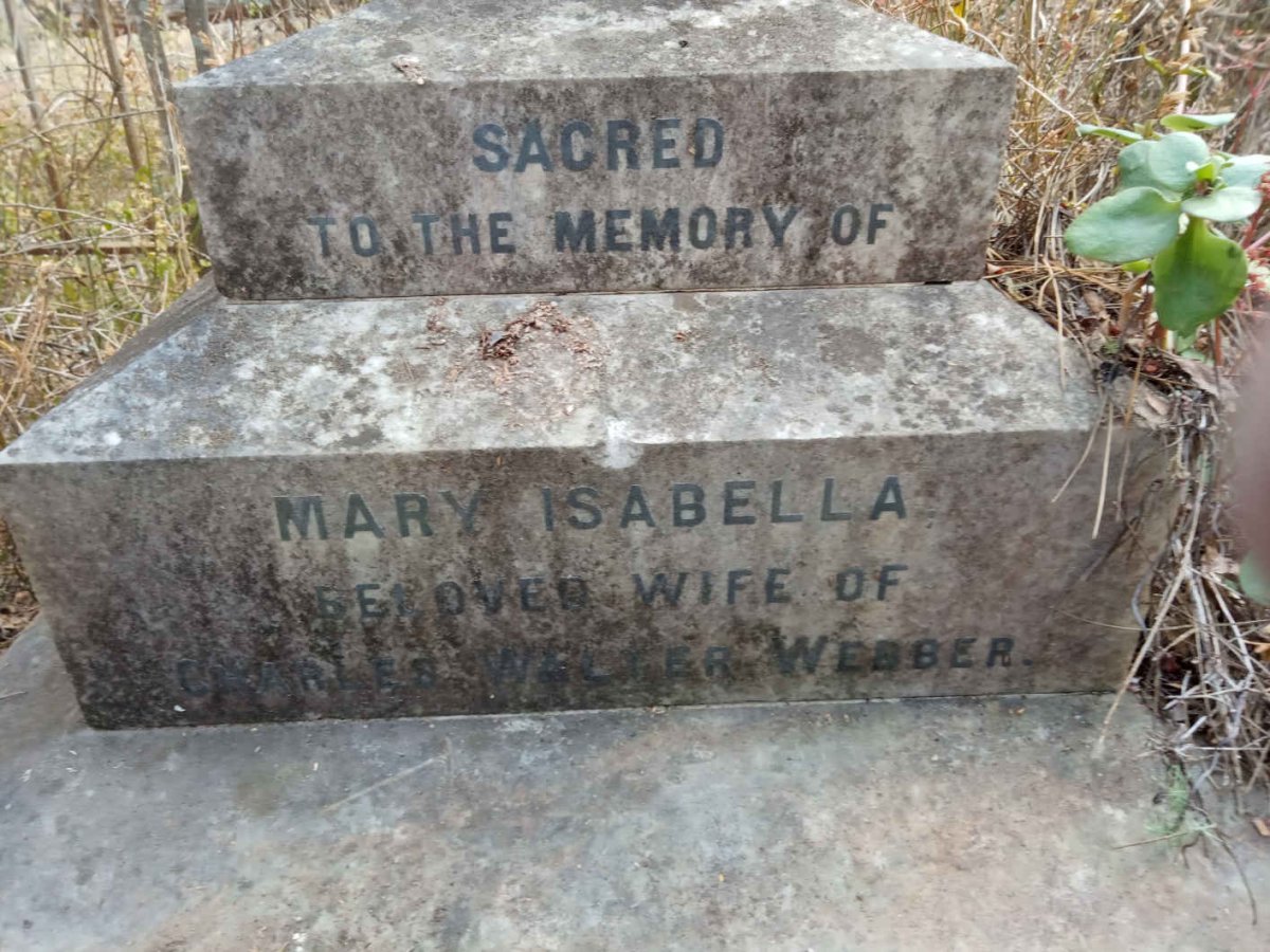 WEBBER Mary Isabella 1843-1888