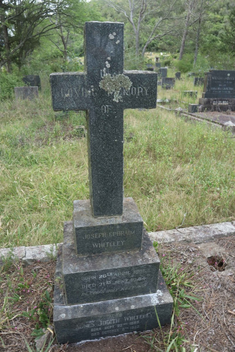 WHITELEY Joseph Ephraim 1861-1944 &amp; Agnes Judith 1865-1952