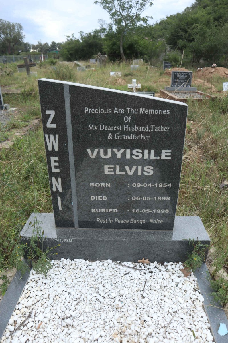 ZWENI Vuyisile Elvis 1954-1998