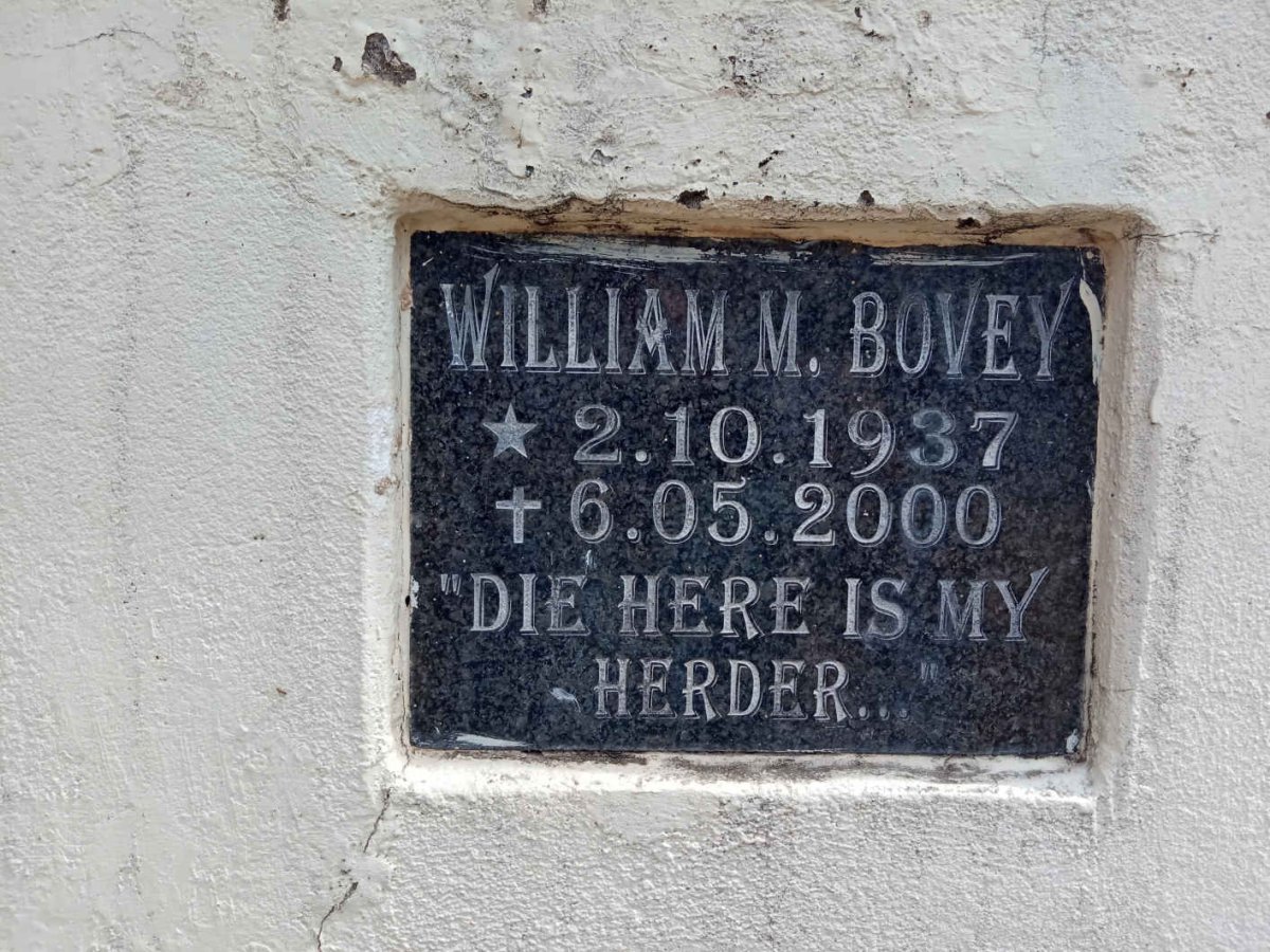 BOVEY William M. 1937-2000