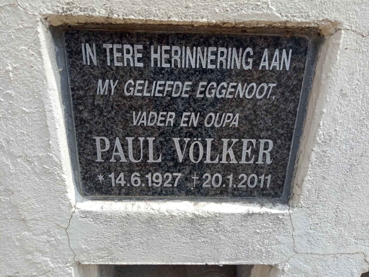 VÖLKER Paul 1927-2011