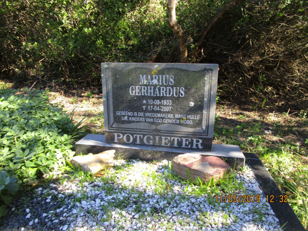 POTGIETER Marius Gerhardus 1933-2007