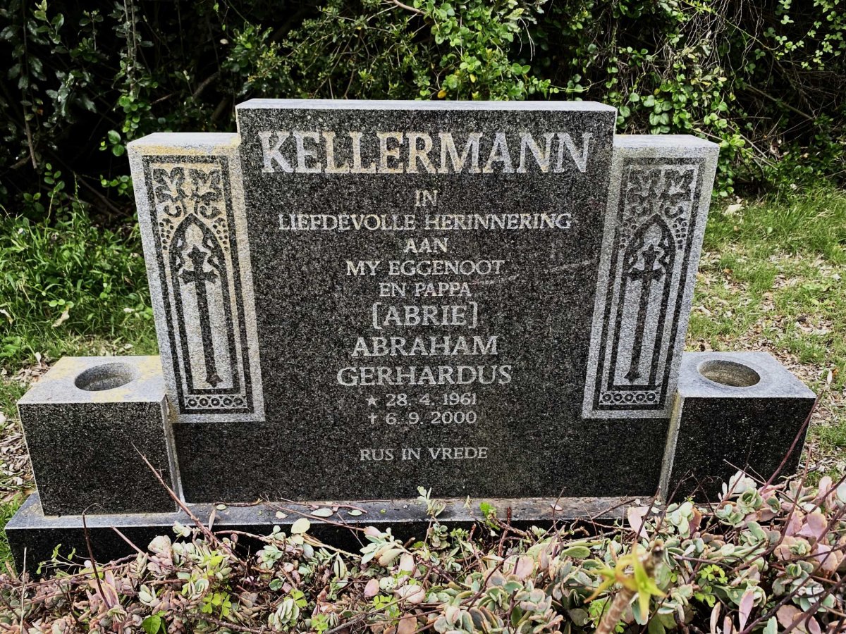 KELLERMANN Abraham Gerhardus 1961-2000