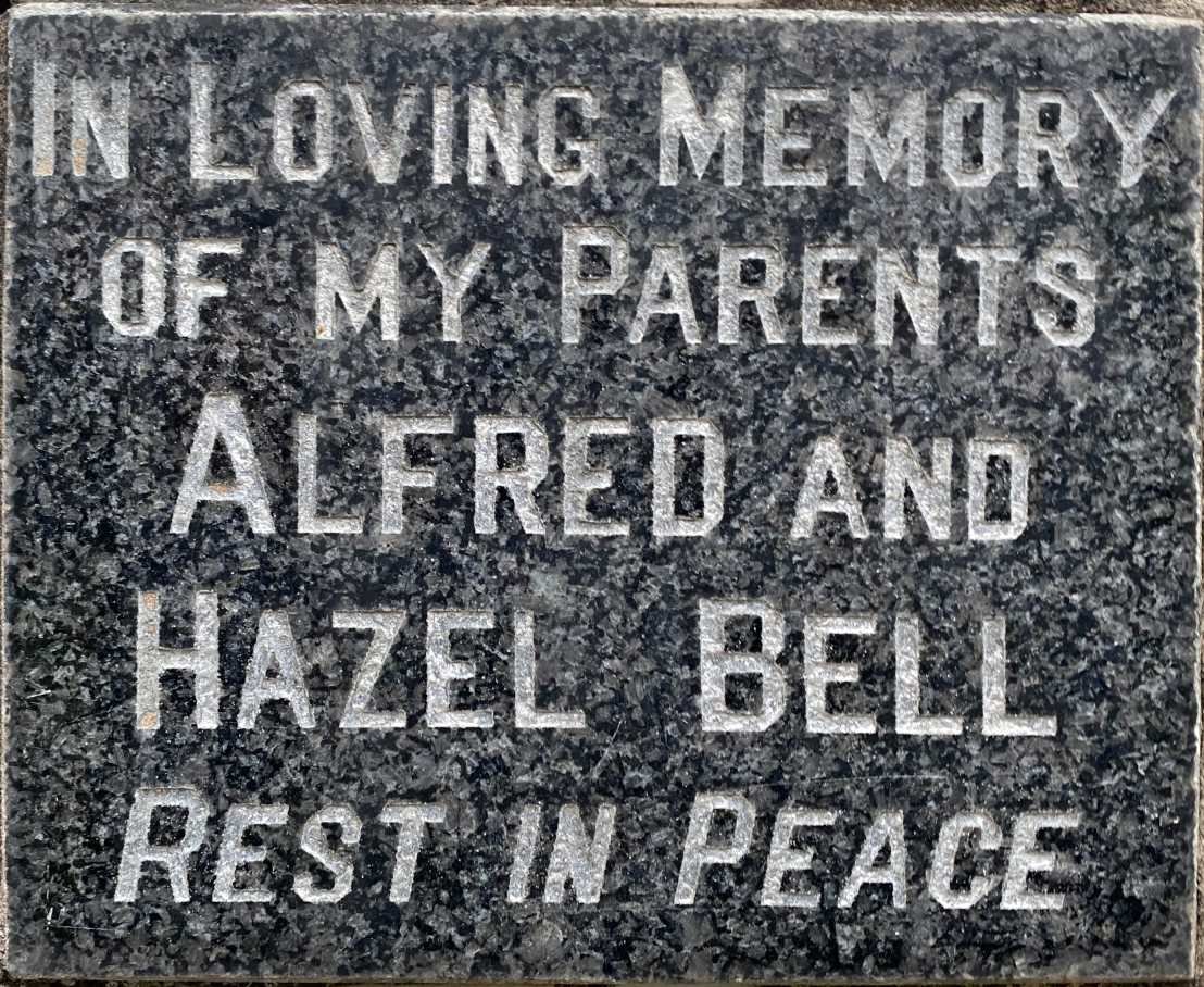 BELL Alfred &amp; Hazel