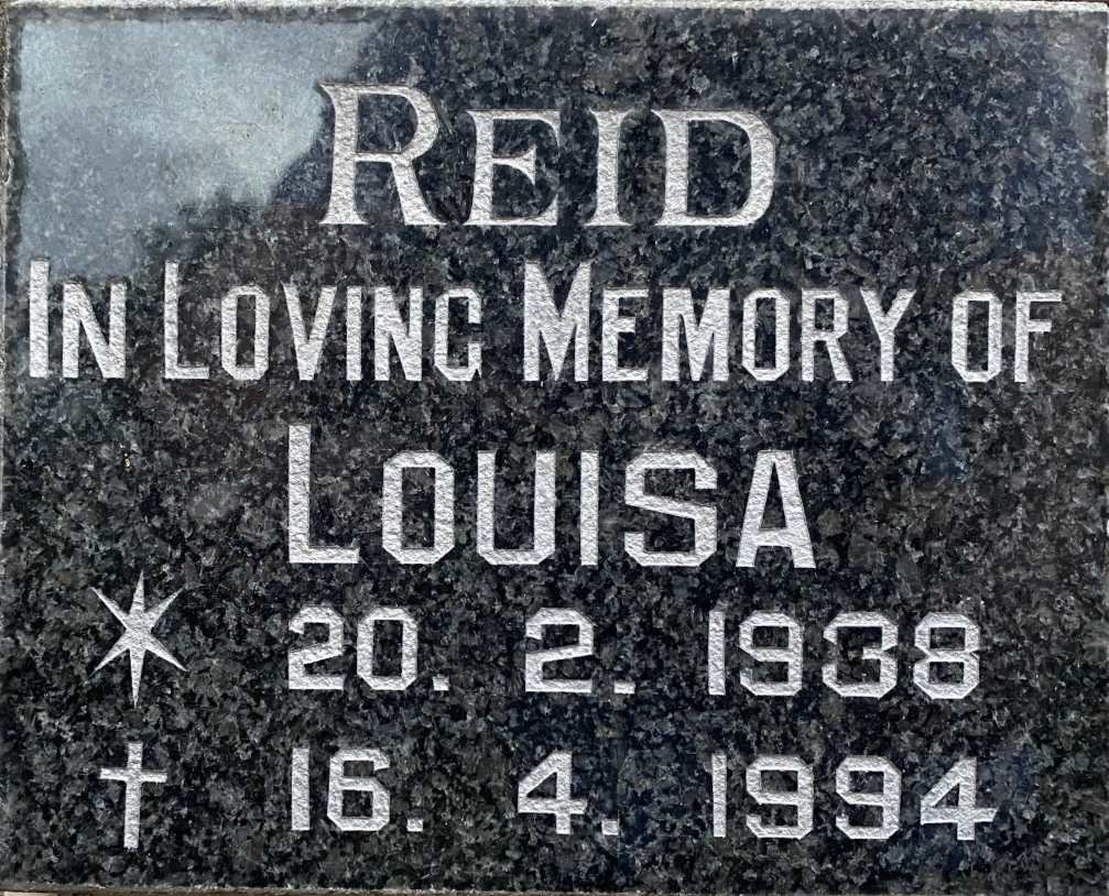 REID Louisa 1938-1994